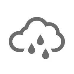 Rain cloud with droplets